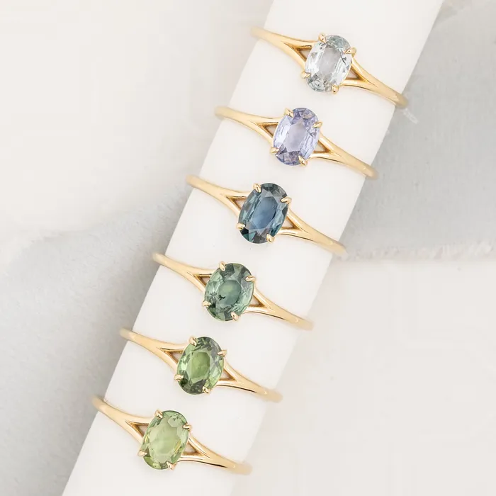 Rings Kylie Ring 06ct Blue Madagascar Sapphire 14k Yellow Gold One of a kind Envero Jewelry Rings Kylie Ring 06ct Blue Madagascar Sapphire 14k Yellow Gold One of a kind Envero Jewelry