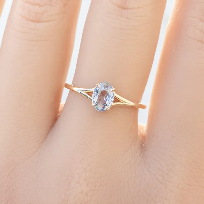 Rings Kylie Ring 06ct Blue Madagascar Sapphire 14k Yellow Gold One of a kind Envero Jewelry Rings Kylie Ring 06ct Blue Madagascar Sapphire 14k Yellow Gold One of a kind Envero Jewelry