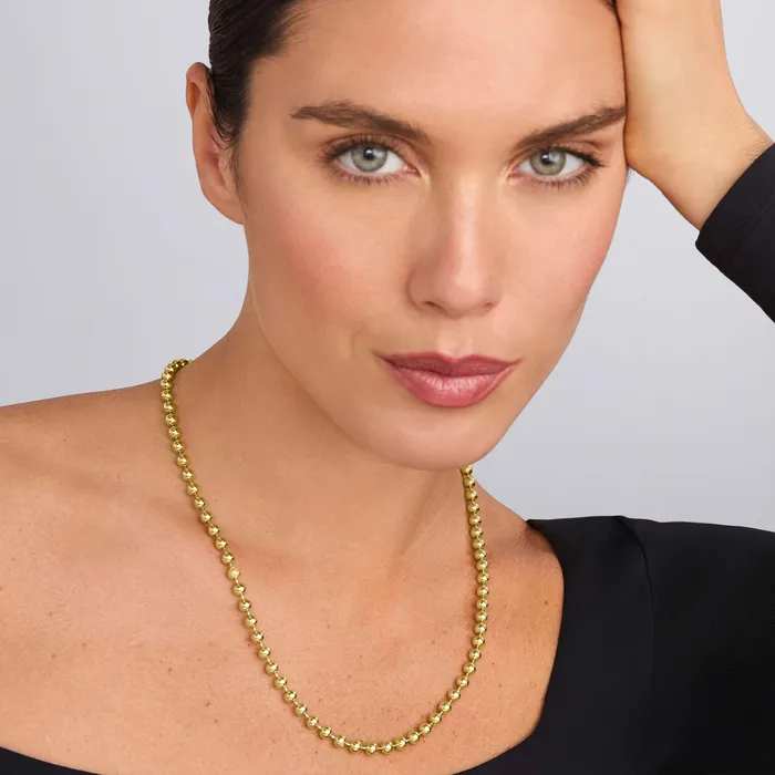 Anthem 18K Gold Ball Chain Necklace LAGOS Necklaces