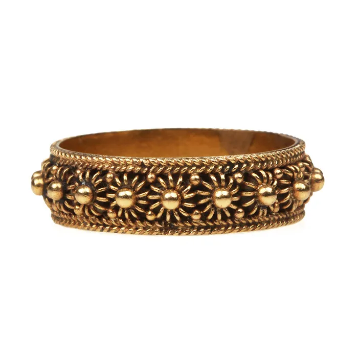Bell Bird Antiques Rings Georgian Gold Cannetille Band