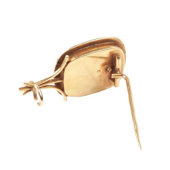 Earrings Early Victorian Era Halleys Comet Pin Bell Bird Antiques