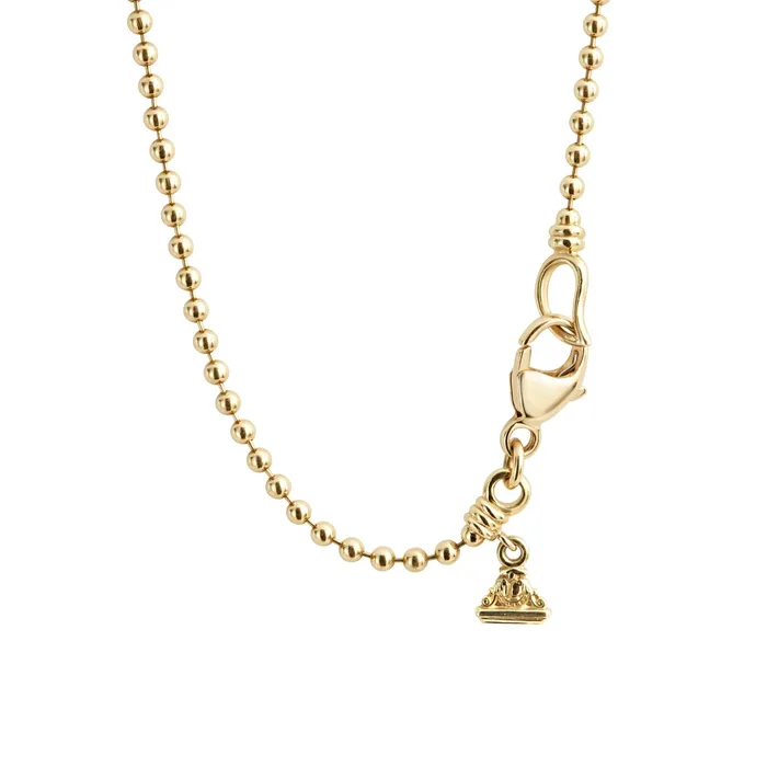 LAGOS Necklaces Caviar Gold 18K Gold Caviar Beaded Pendant Necklace