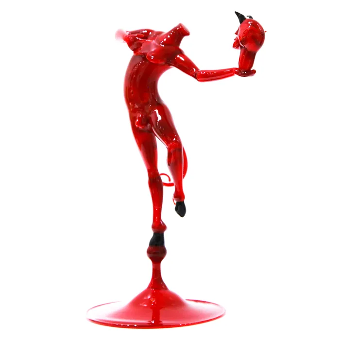 Stefano Busato Earrings Beheaded devil murano glass