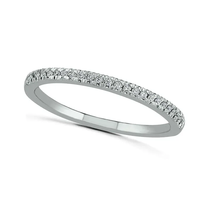 038 CT TW Composite Natural Diamond Antique VintageStyle Bridal Engagement Ring Set in Solid 10K White Gold Goldia Rings