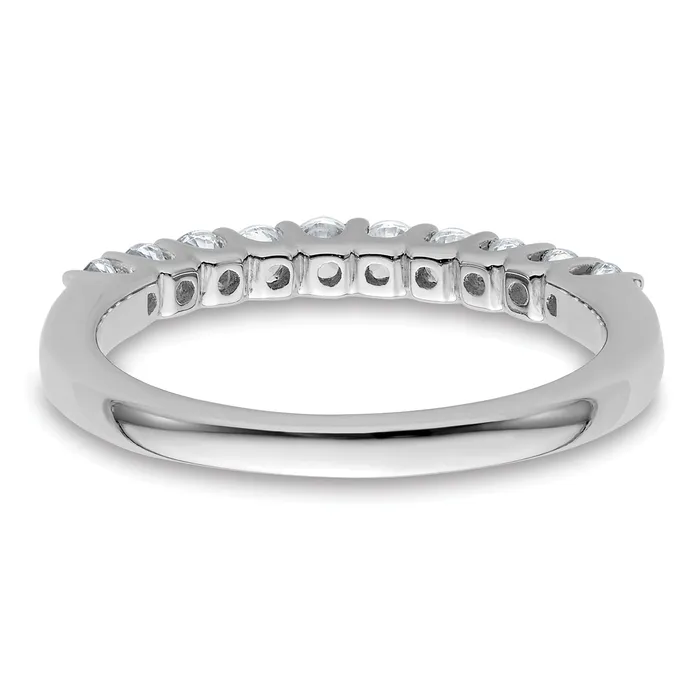 Goldia Rings 14k White Gold 12 Ct Lab Grown Diamond VSSI G Wedding Band Ring