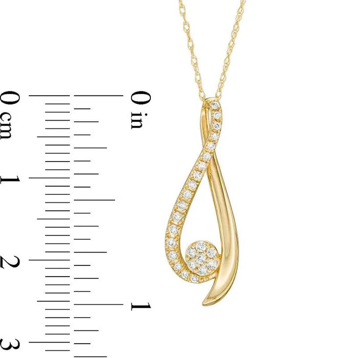 Necklaces 017 CT TW Composite Natural Diamond Pendant in 10K Yellow Gold Goldia Necklaces 017 CT TW Composite Natural Diamond Pendant in 10K Yellow Gold Goldia