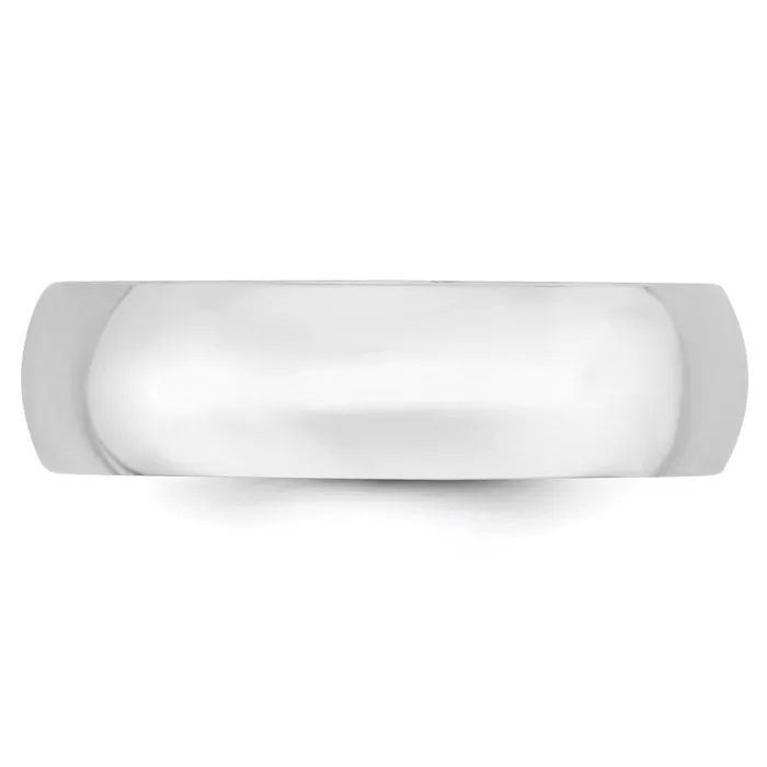Solid 18K White Gold 6mm Light Weight Comfort Fit MensWomens Wedding Band Ring Size 135 Goldia Rings Solid 18K White Gold 6mm Light Weight Comfort Fit MensWomens Wedding Band Ring Size 135 Goldia Rings