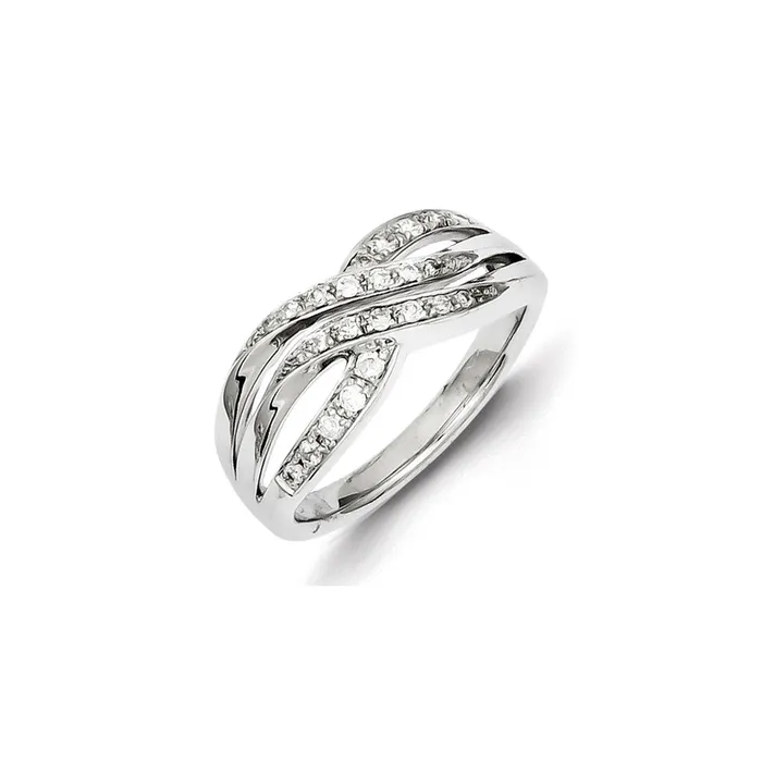 Sterling Silver u0026 Diamond Ring Goldia Rings