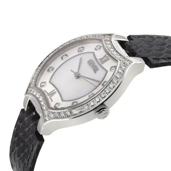 Watches JMS always Original Gevril Lugano Diamond Mother of Pearl Dial Ladies Watch 11241