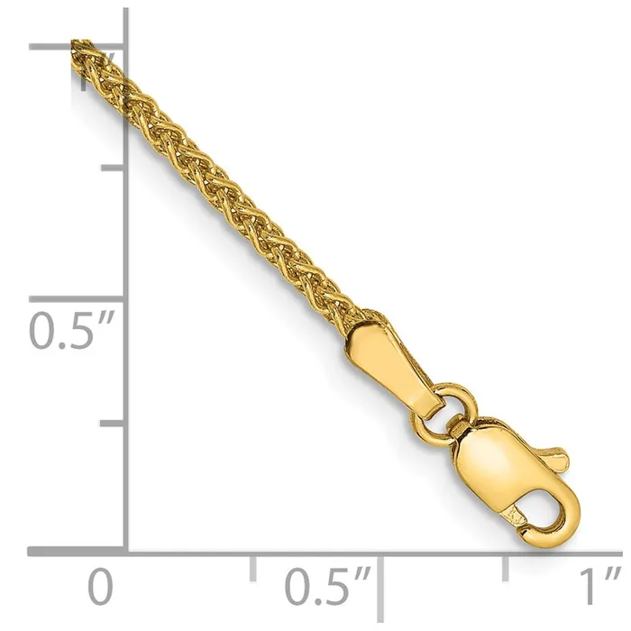 14K 7 inch 17mm Spiga with Lobster Clasp Bracelet TreasureFineJewelers Bracelets