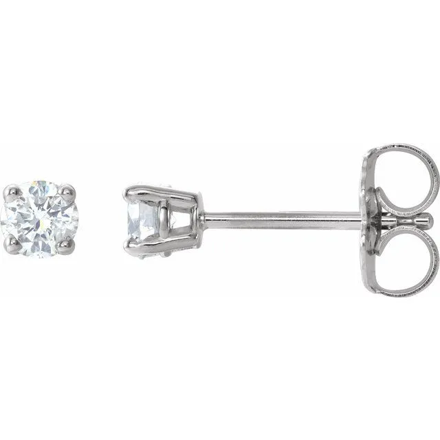 14K White 15 CTW Diamond Earrings TreasureFineJewelers Earrings